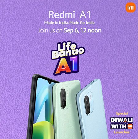 Анонс сверхдоступного смартфона Redmi A1 назначен на 6 сентября